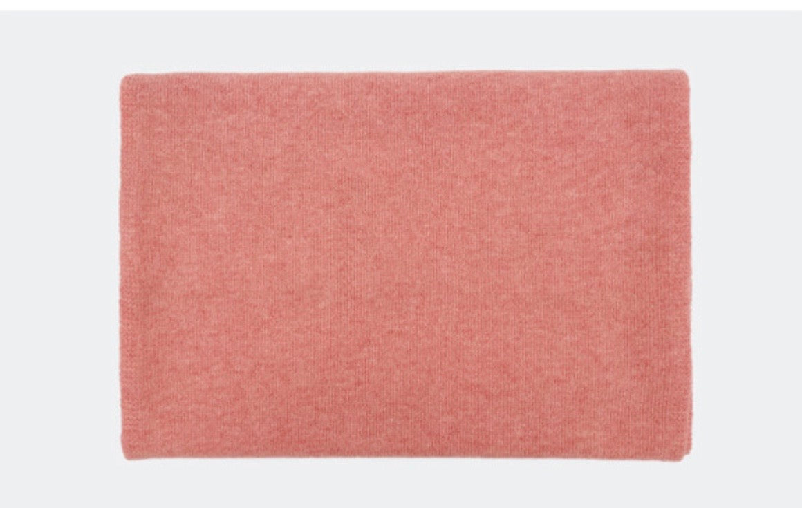 Cashmere & Wool Blend Winter Scarf – Pink