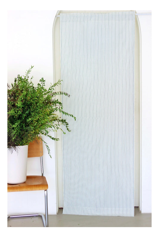 Stripe Cover Small Window Curtain