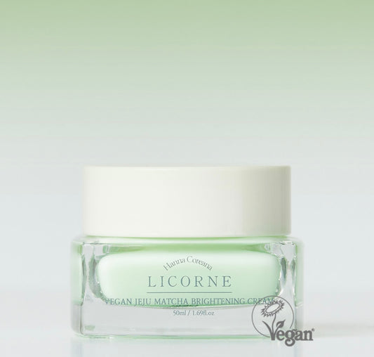 Vegan matcha whitening cream