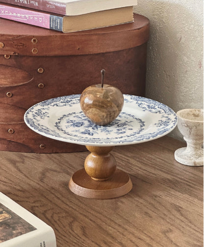 Ruel French Vintage Stand Wood Tray No. 2 Brown