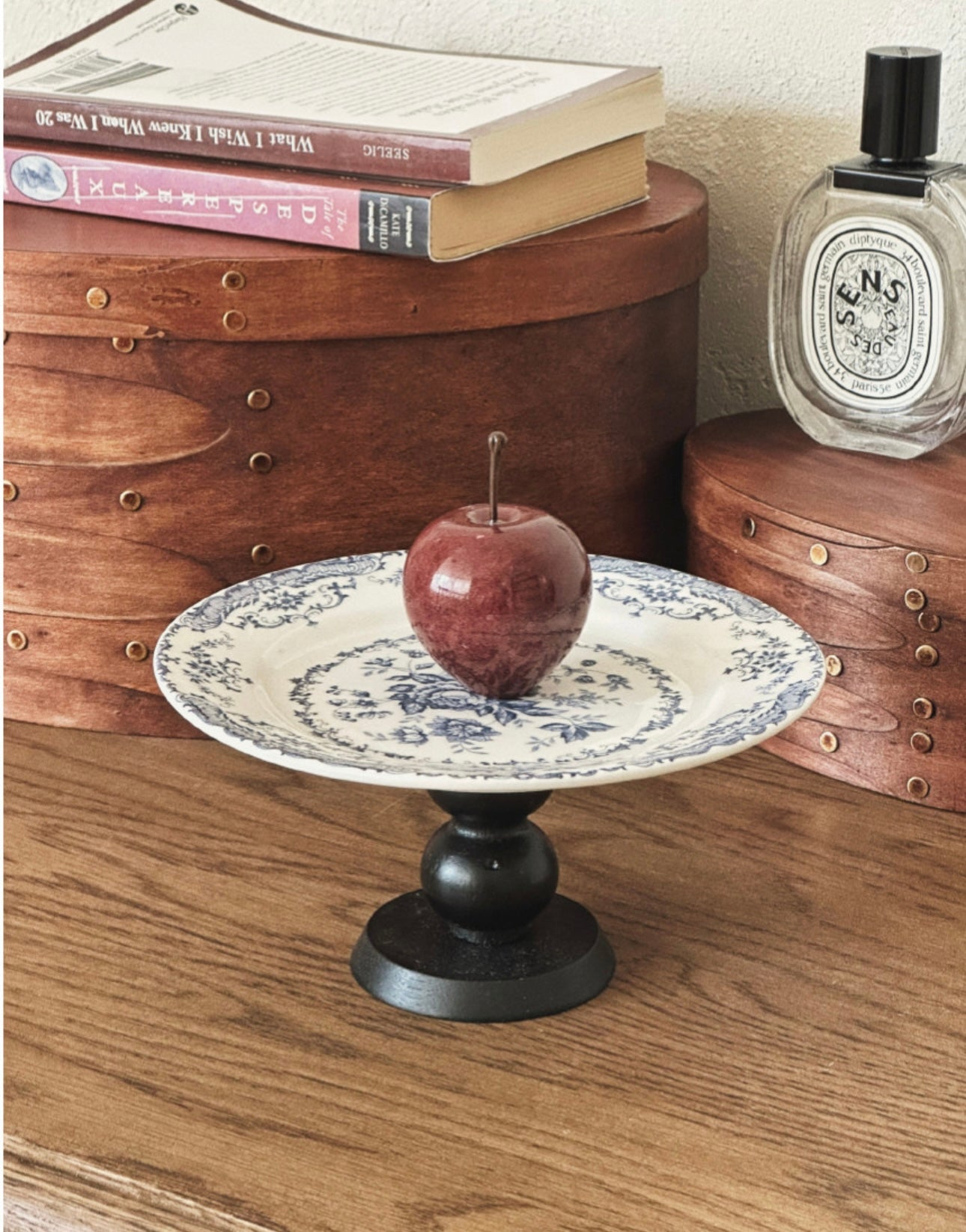 Ruel French Vintage Stand Wood Tray No. 2 Brown