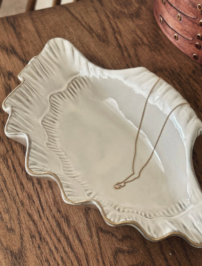 Cotier Shell Objet Accessory Tray Rustic Shell