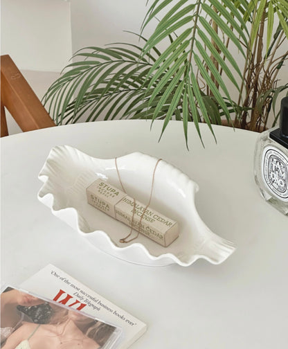 Cotier Shell Objet Accessory Tray Rustic Shell