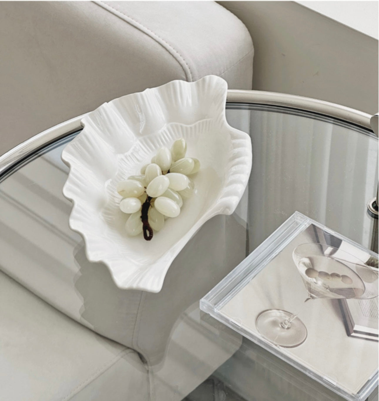 Cotier Shell Objet Accessory Tray Rustic Shell