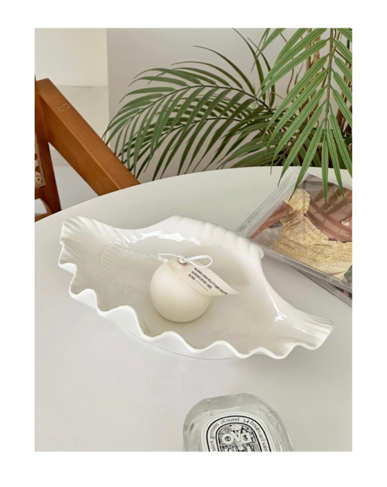 Cotier Shell Objet Accessory Tray Rustic Shell