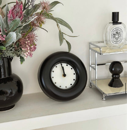 Noiseless Donut Table Clock / Wall Clock