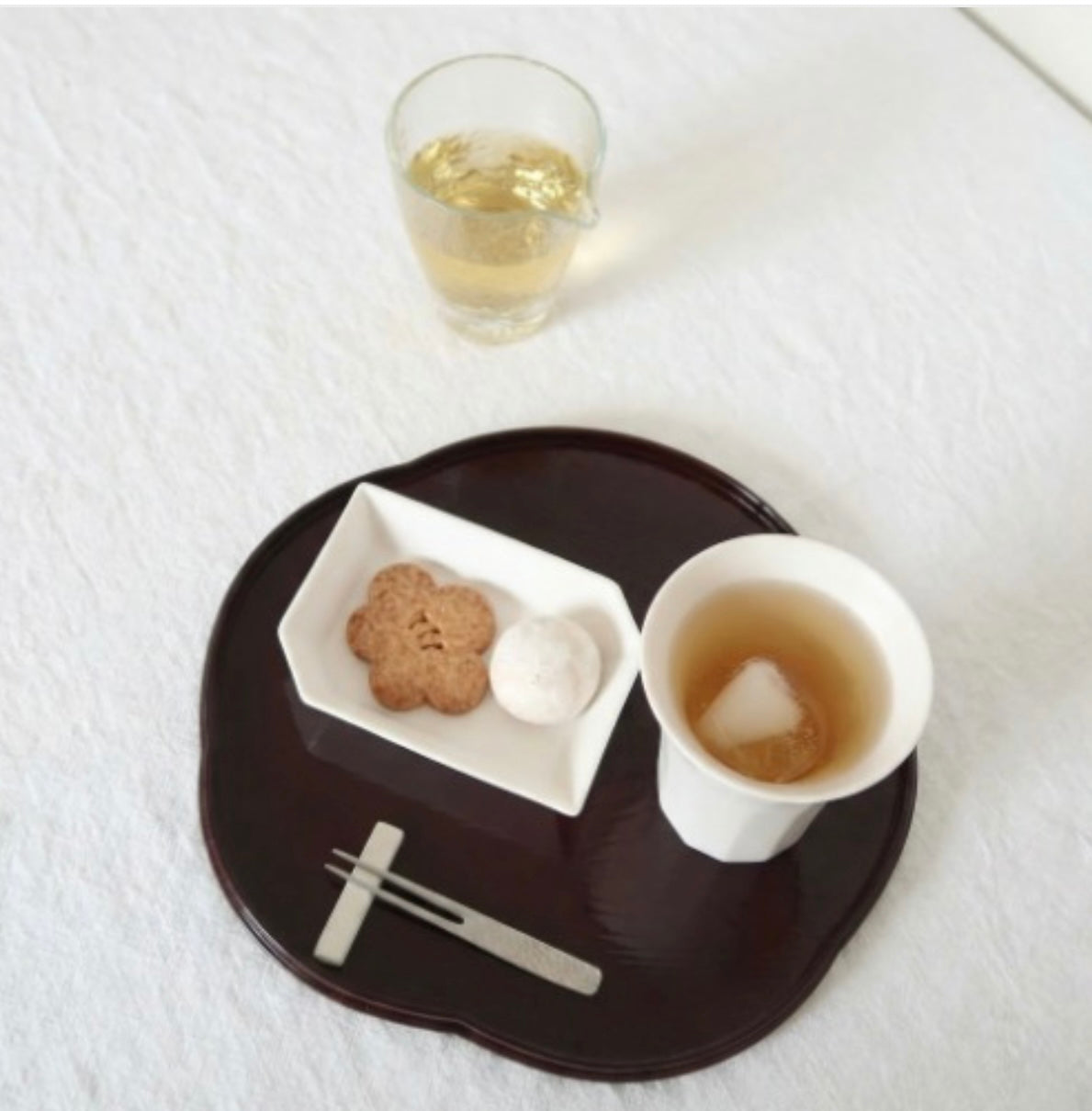 Flower Textured Dessert Tray