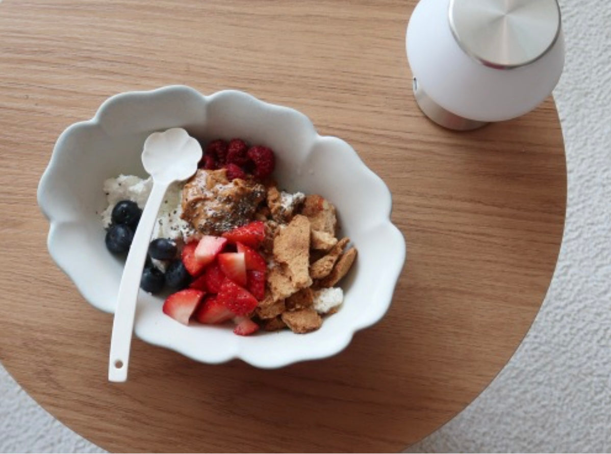 Flower Edge Oval Bowl