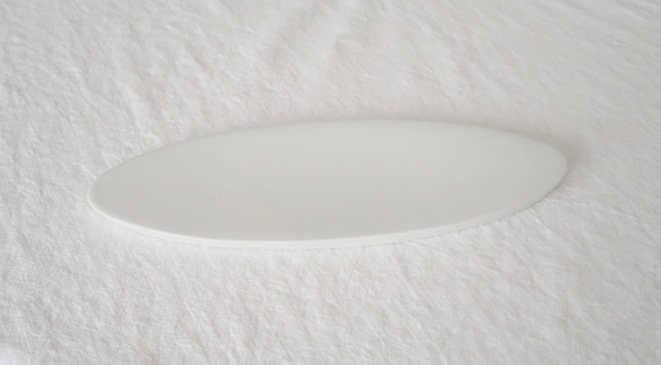 [Artisan] Matte oval flat plate