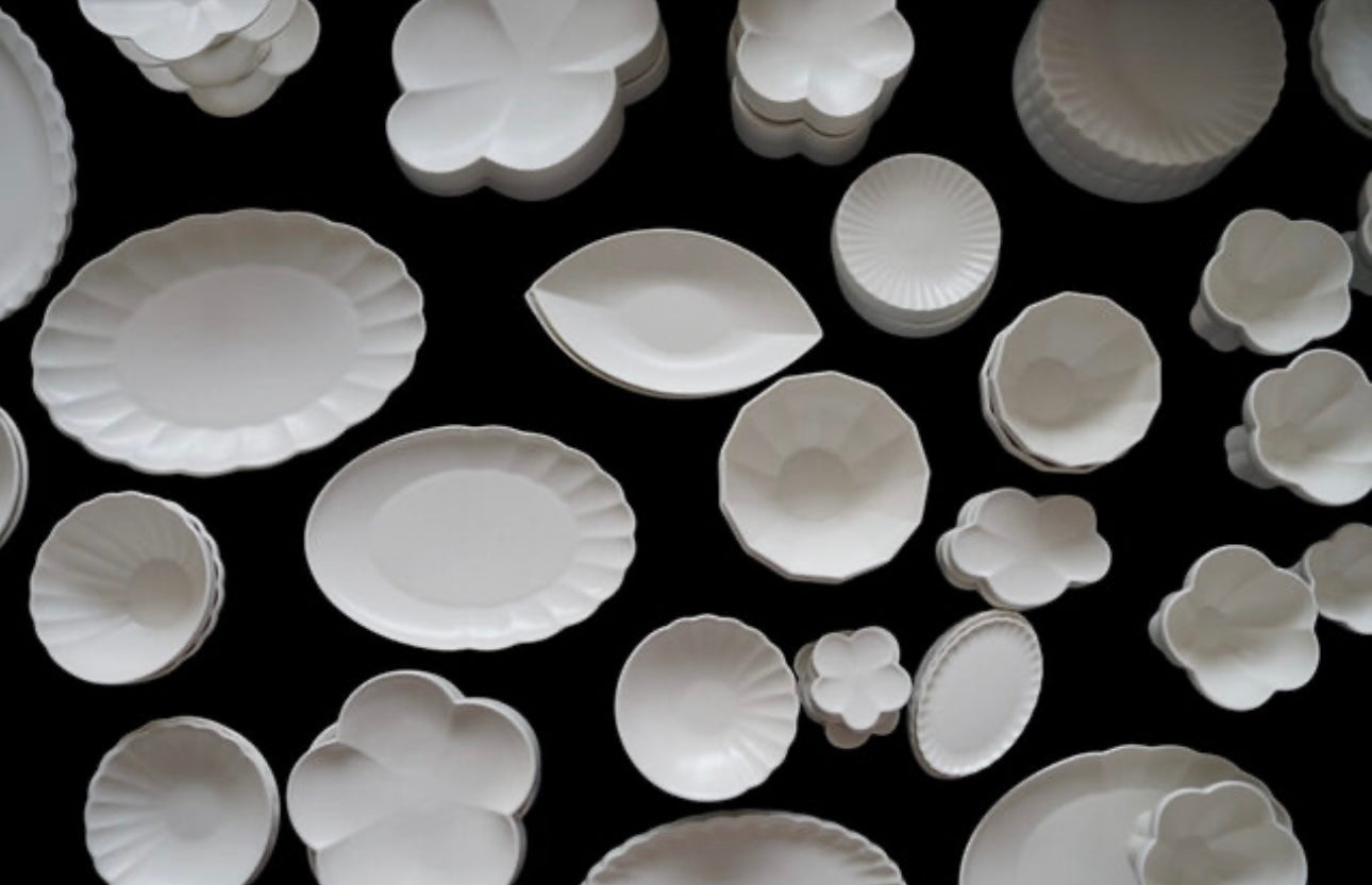 [Artisan] Angled corner oval plate S,M