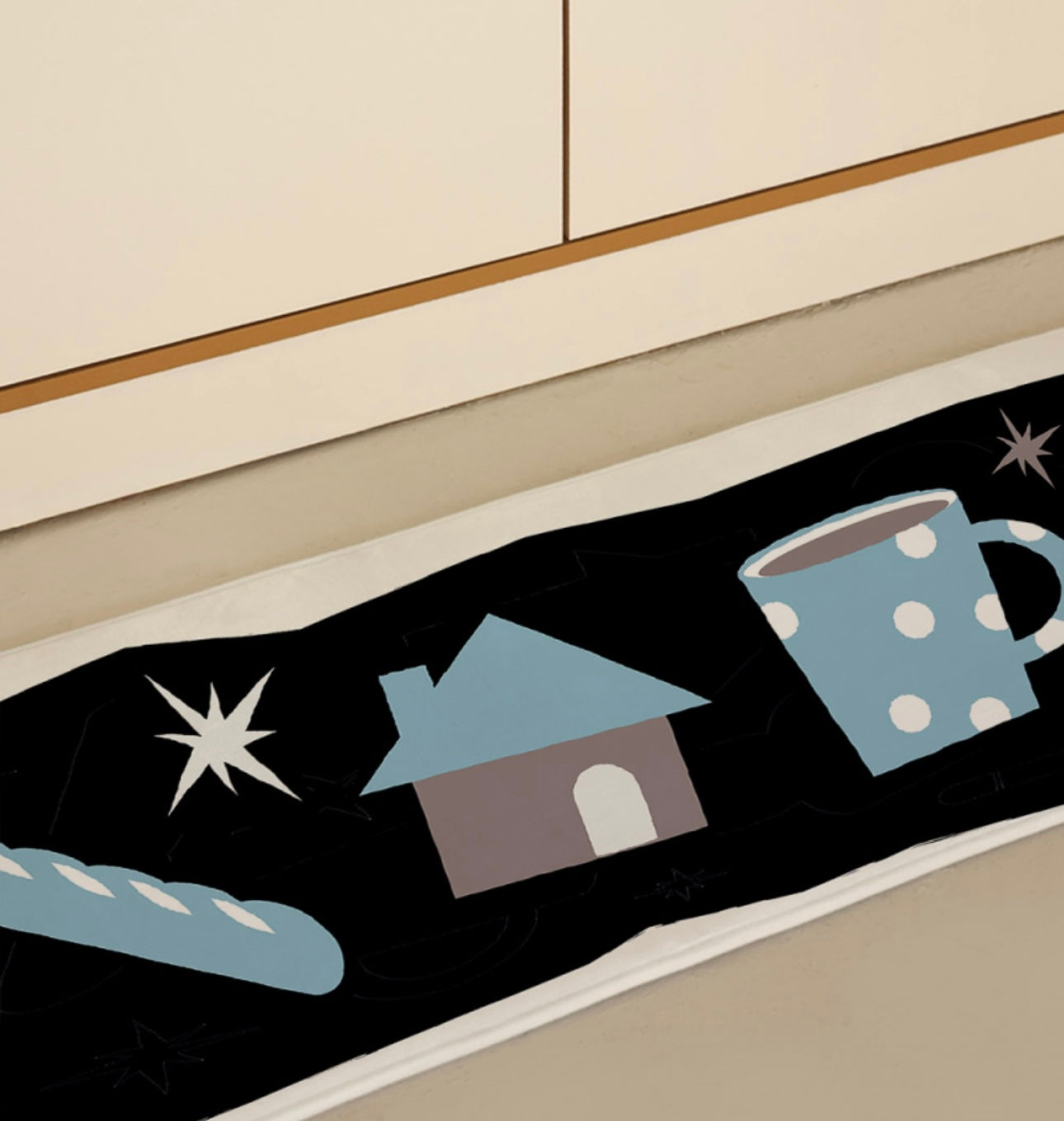 Memories of Sicily / Great Happiness-Mats (for Kitchen or for&nbsp;the bedside)