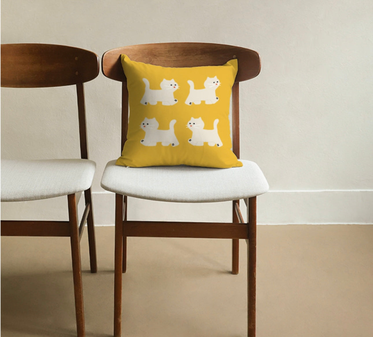 Cat steps Cushion Cover