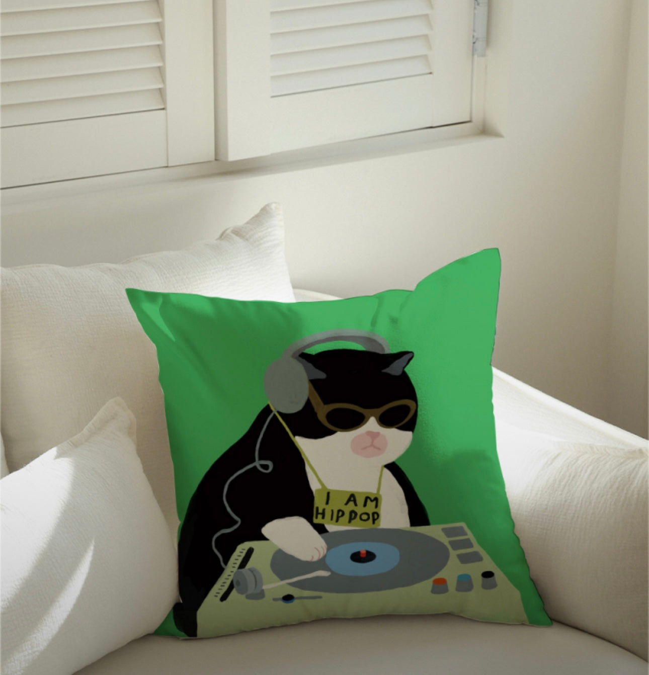 I am hiphop Cushion Cover