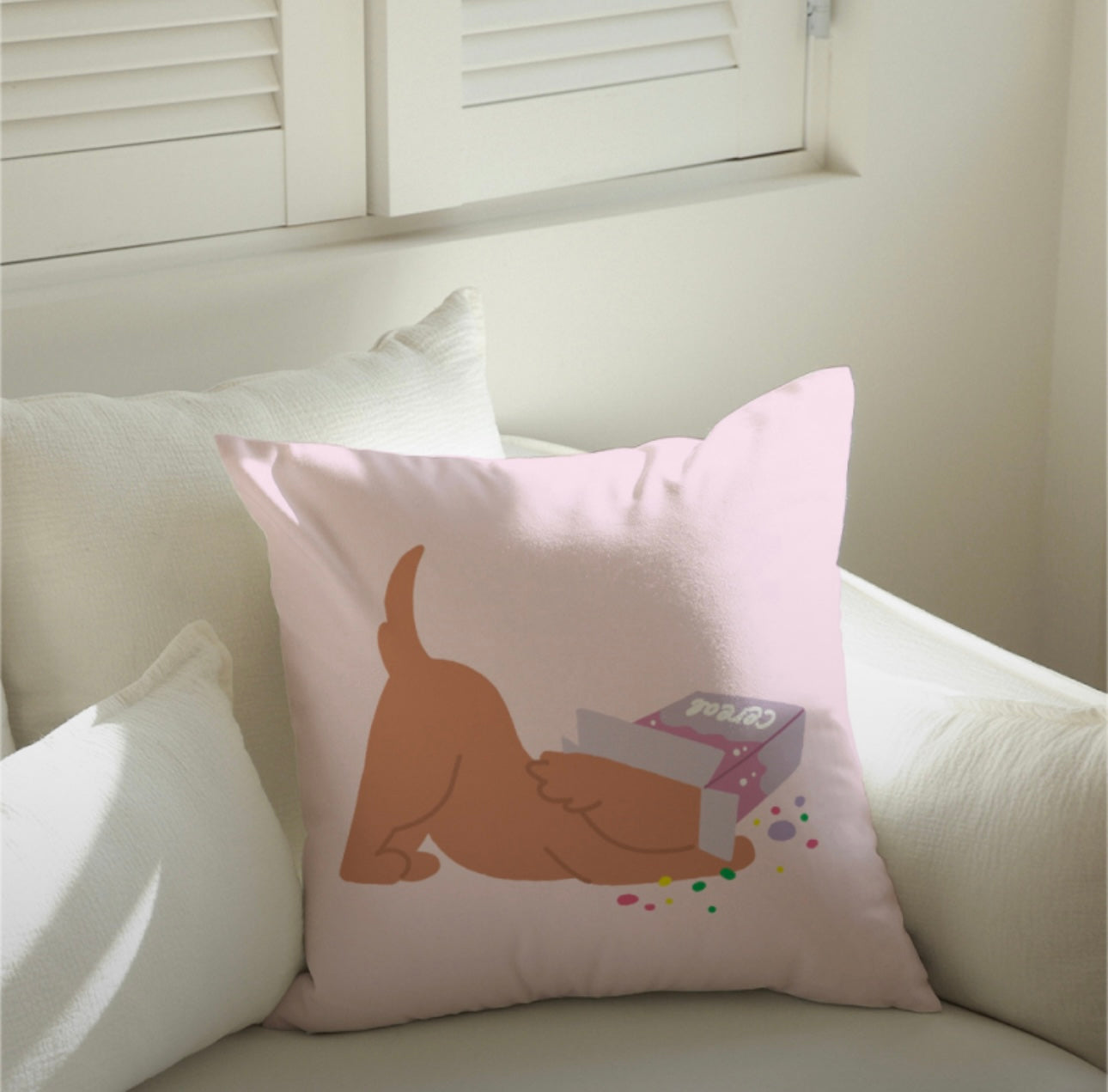 Cereal Cushion Cover