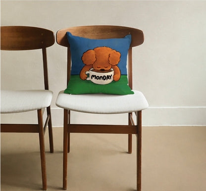 Monday coffee Cushion Cover