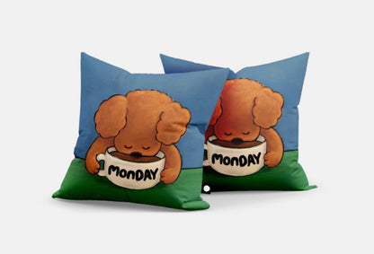 Monday coffee Cushion Cover