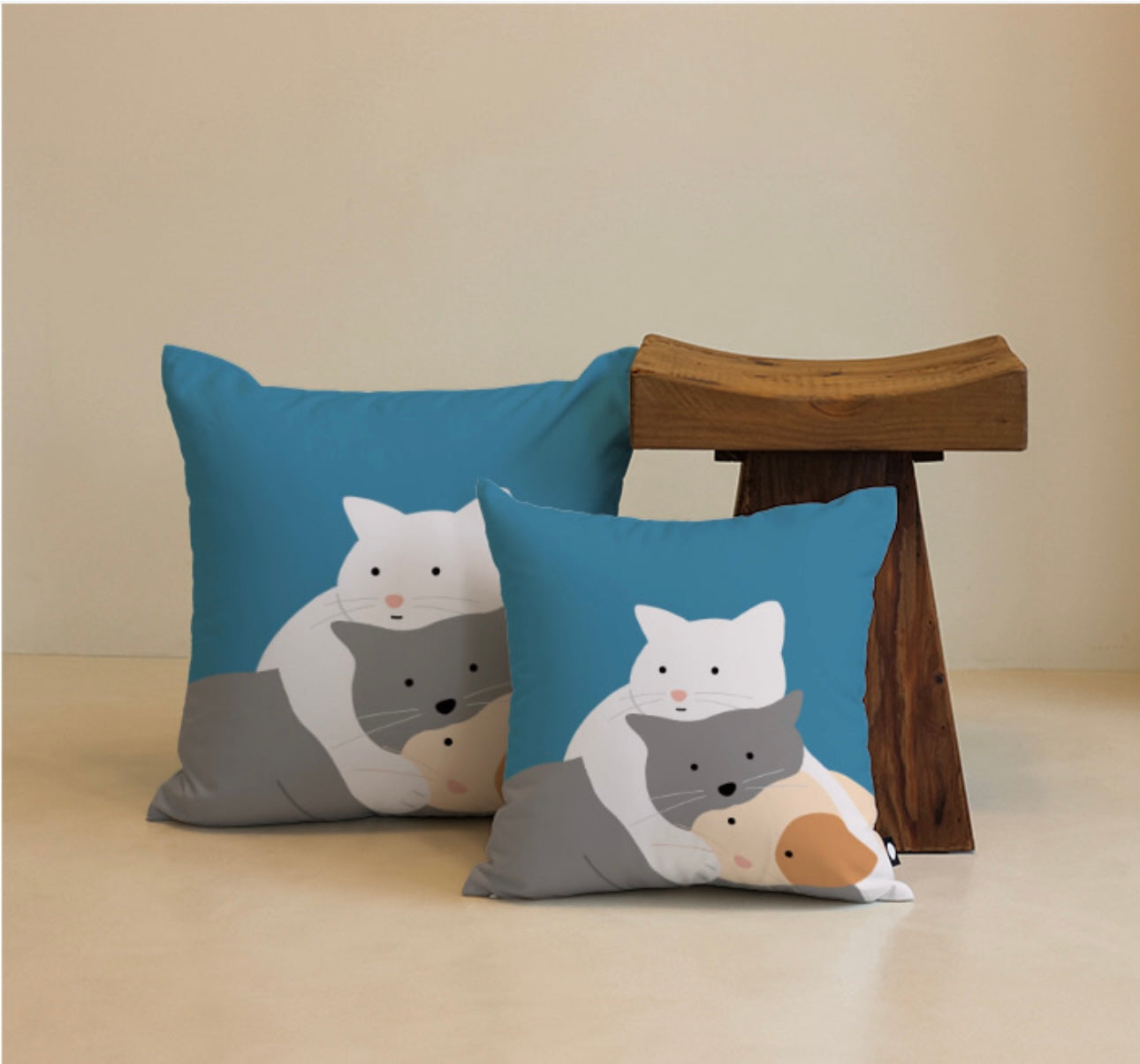 Cats Cushion Cover