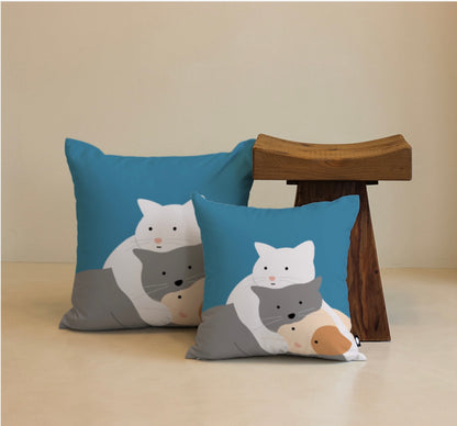 Cats Cushion Cover