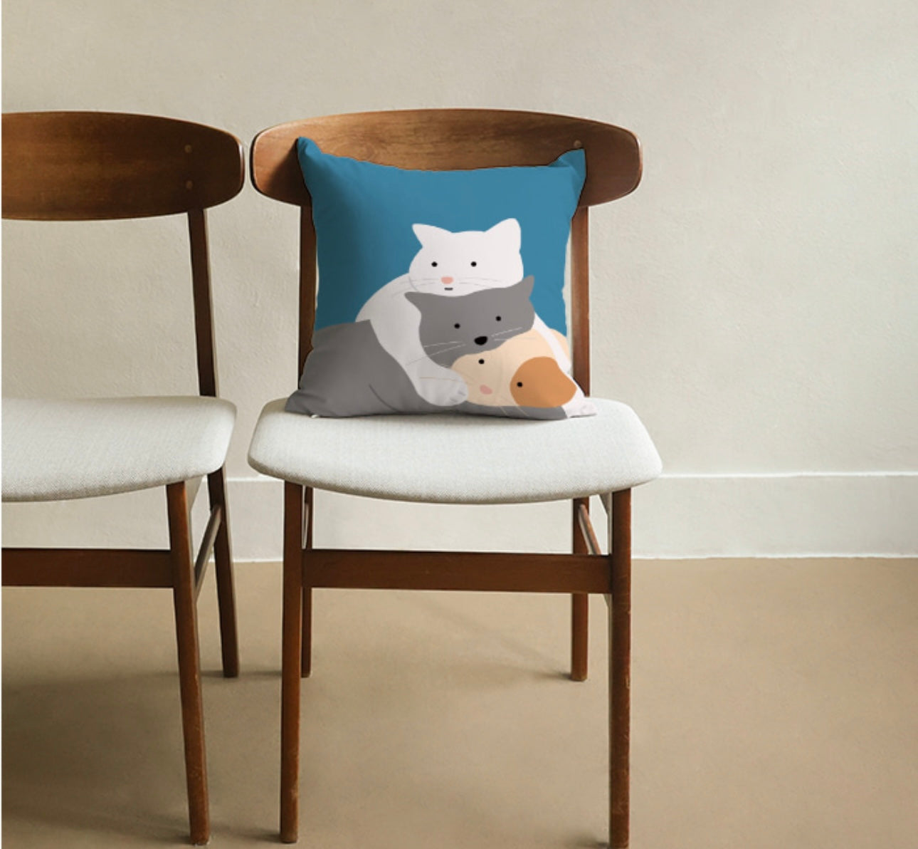 Cats Cushion Cover