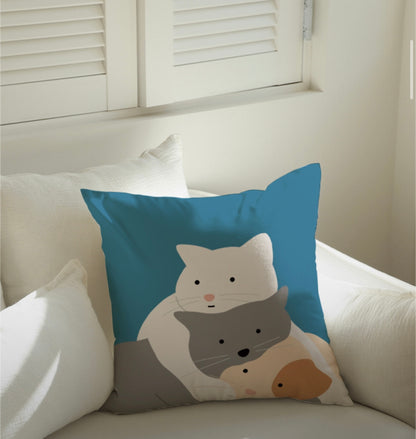 Cats Cushion Cover
