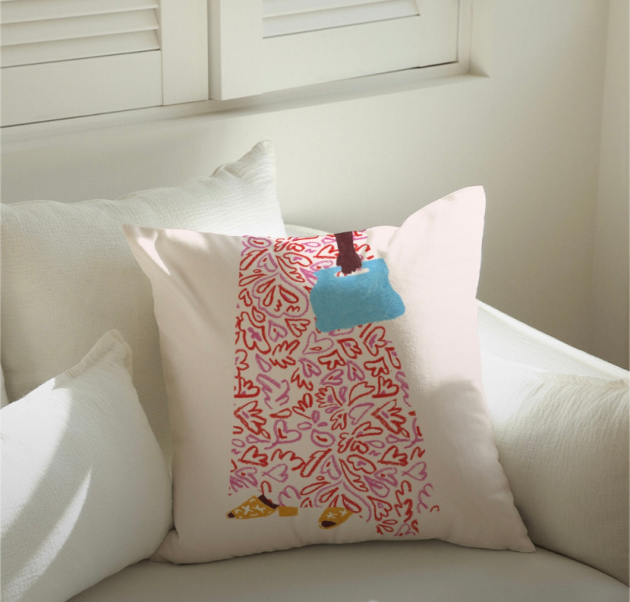Pastel Skirt Cushion Cover