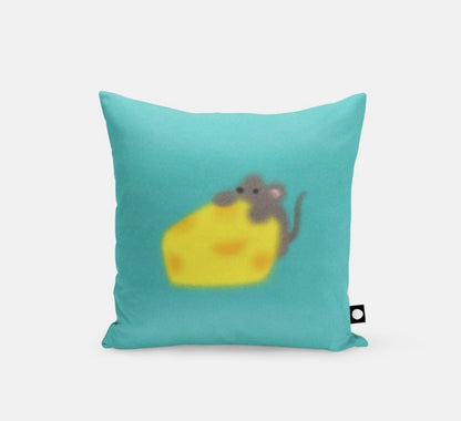 Mice and cheese / Cat number1 Cushion Cover