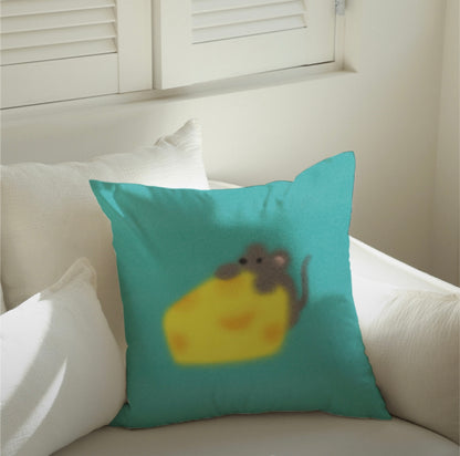 Mice and cheese / Cat number1 Cushion Cover