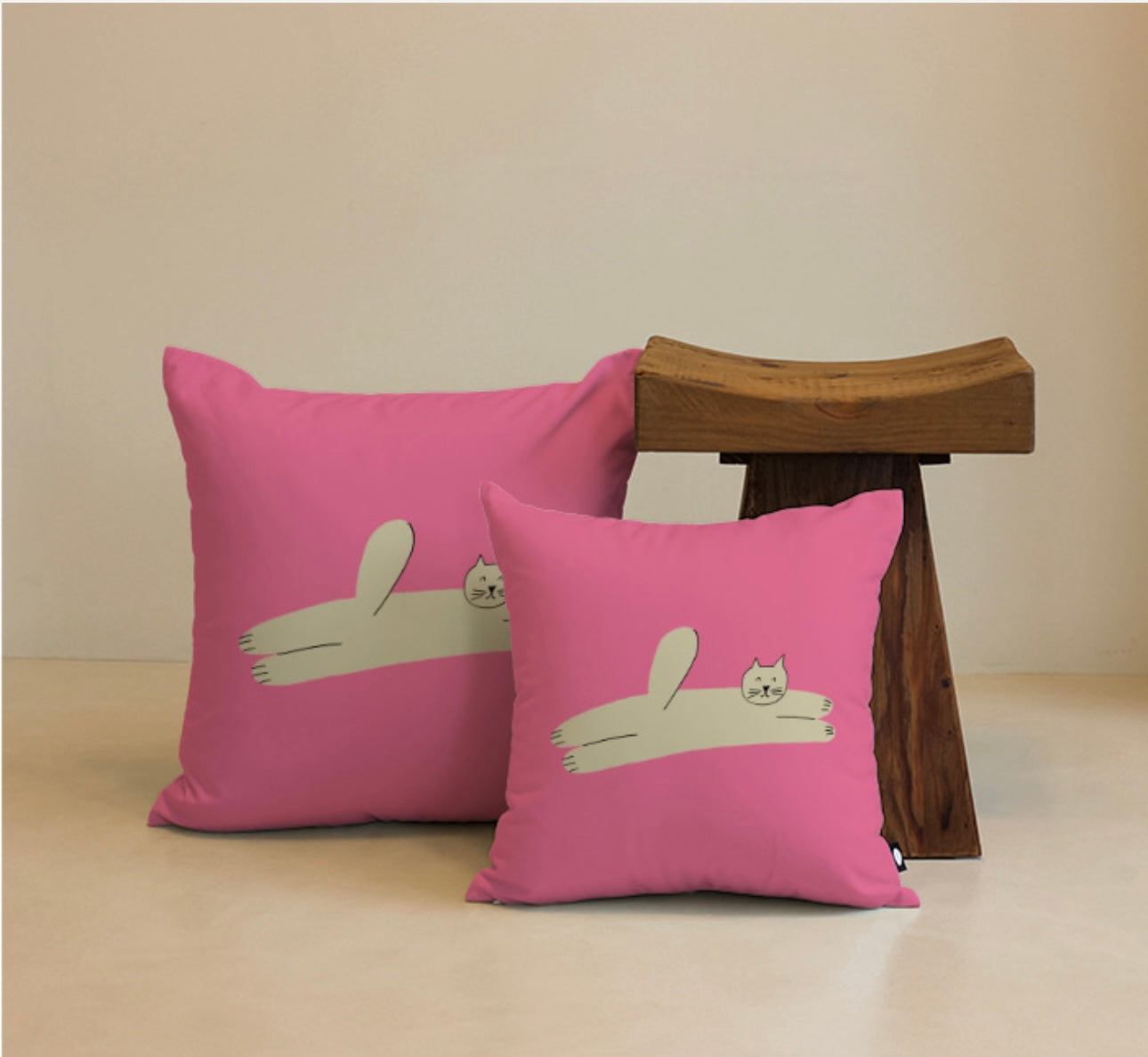 Mice and cheese / Cat number1 Cushion Cover