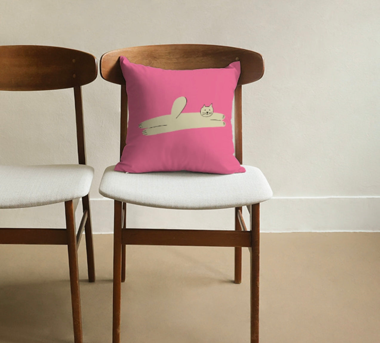 Mice and cheese / Cat number1 Cushion Cover
