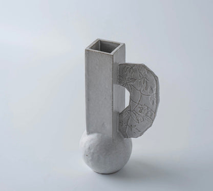 [Artisan] landscape-handled vase