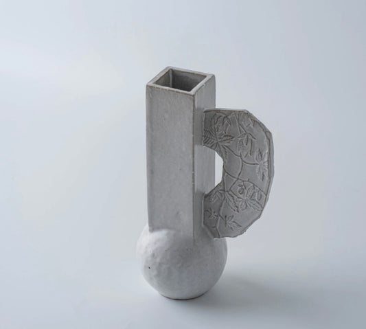 [Artisan] landscape-handled vase