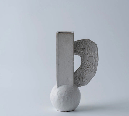 [Artisan] landscape-handled vase