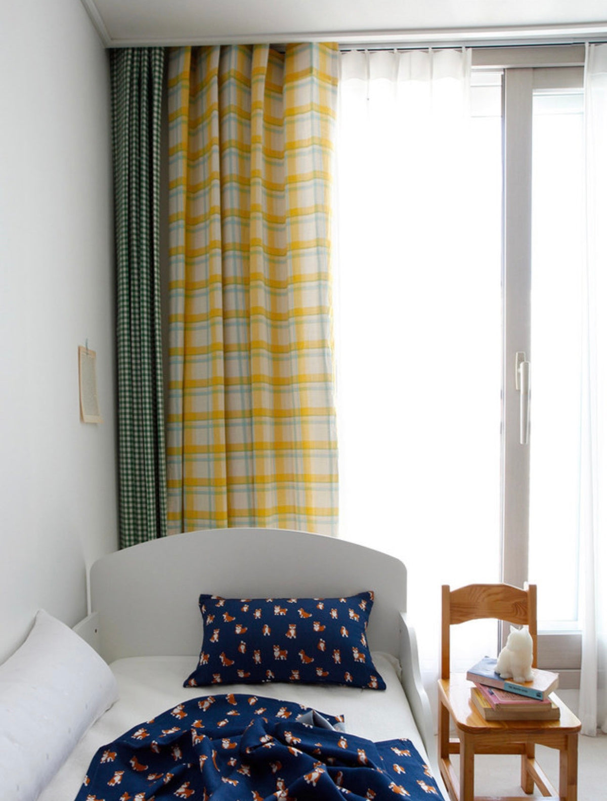 Lemonade Check Curtain