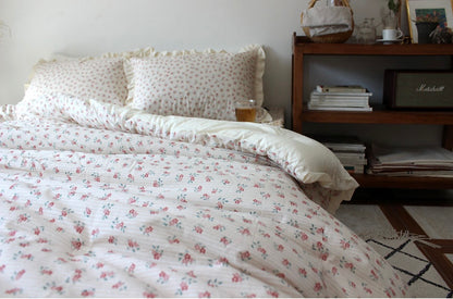 Pink Floral Dust-Free Comforter
