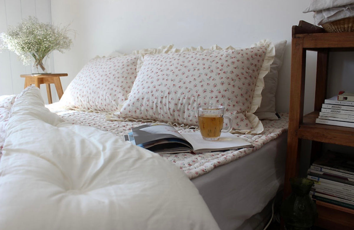 Pink Floral Dust-Free Comforter