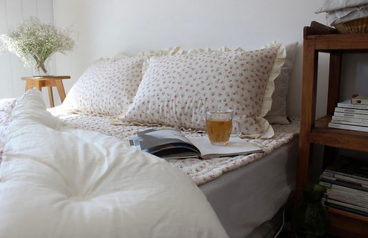 Pink Floral Dust-Free Comforter
