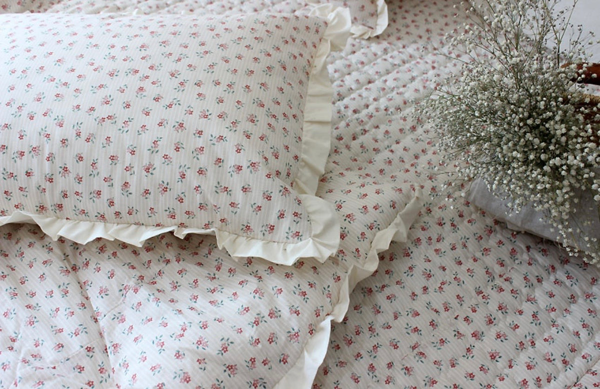 Pink Floral Dust-Free Comforter