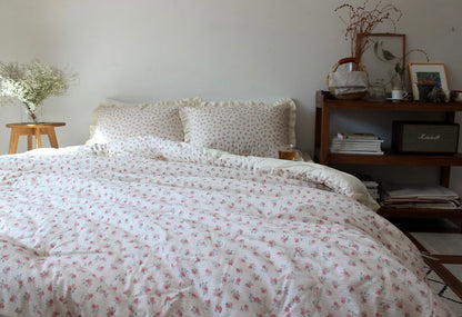 Pink Floral Dust-Free Comforter
