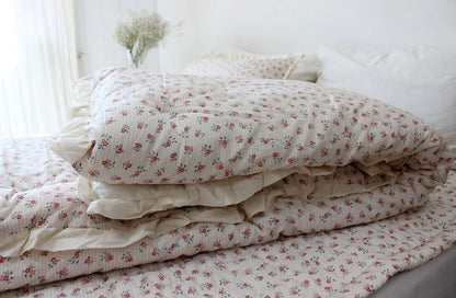 Pink Floral Dust-Free Comforter