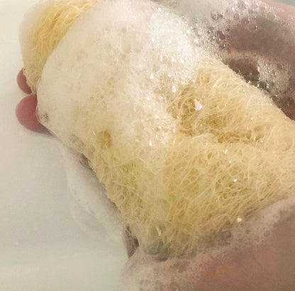 Natural loofah scruber for dish 2pcs