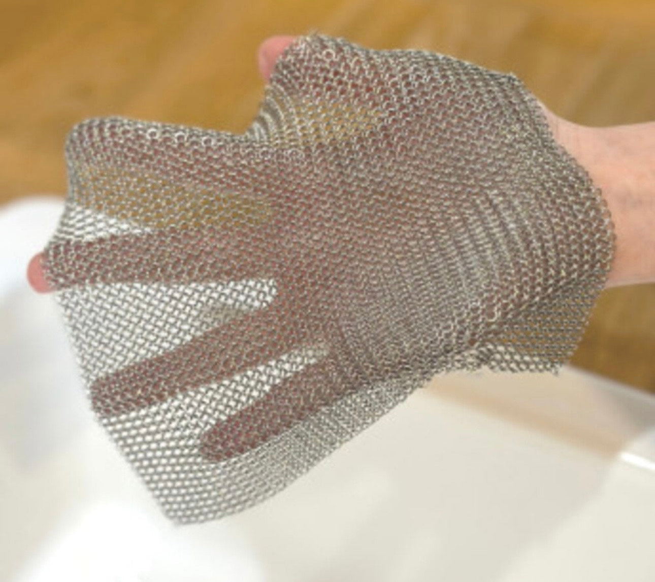 Chainmail stainless scrub
