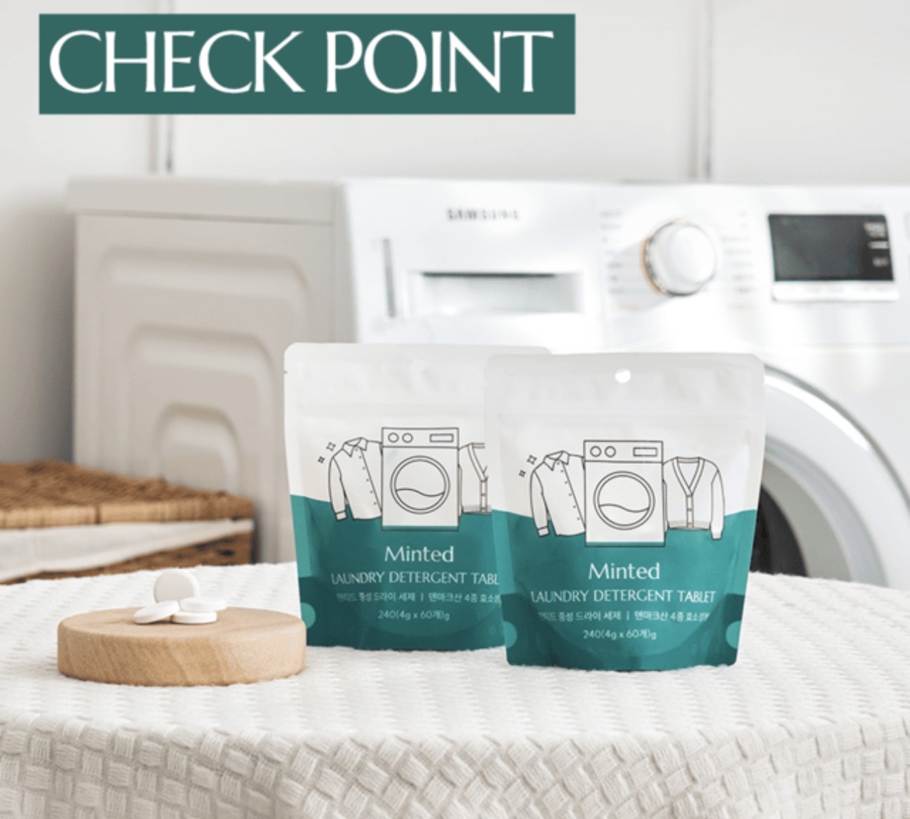 Solid neutral dry detergent