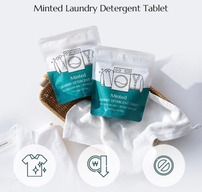 Solid neutral dry detergent