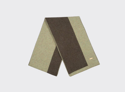 Two-Tone Knit Scarf – Pistachio