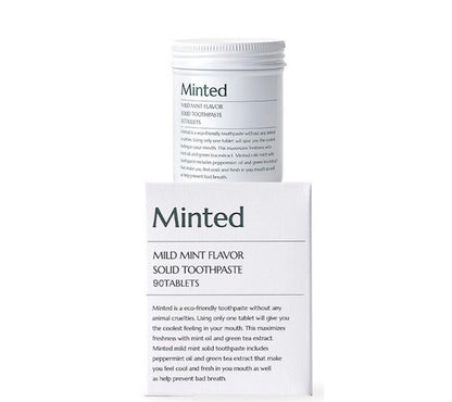 Mildmint solid toothpaste 90 tablets