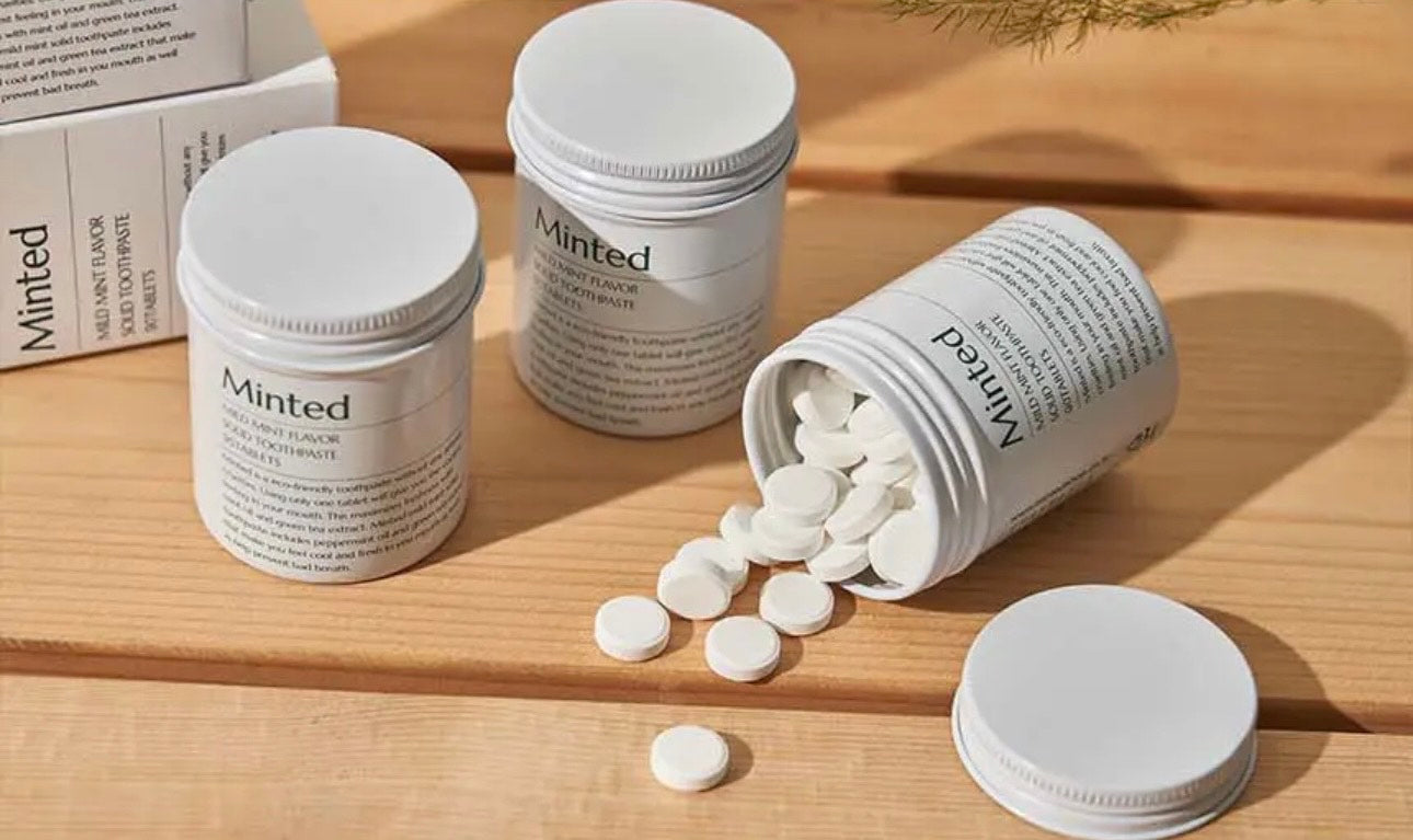 Mildmint solid toothpaste 90 tablets