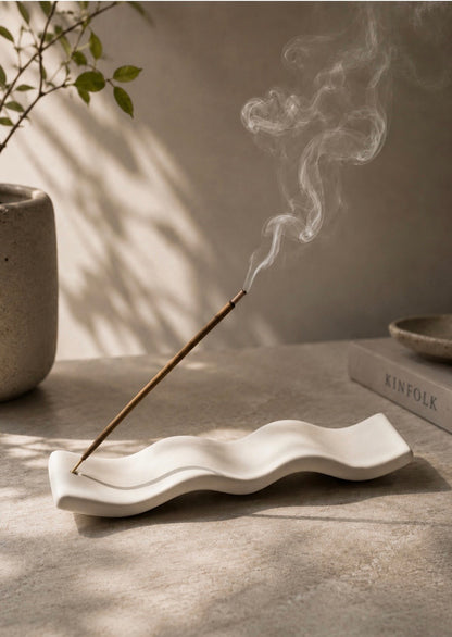 Wave Ceramic Incense Holder –Limited Quantity