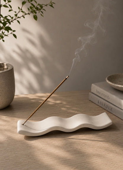 Wave Ceramic Incense Holder –Limited Quantity