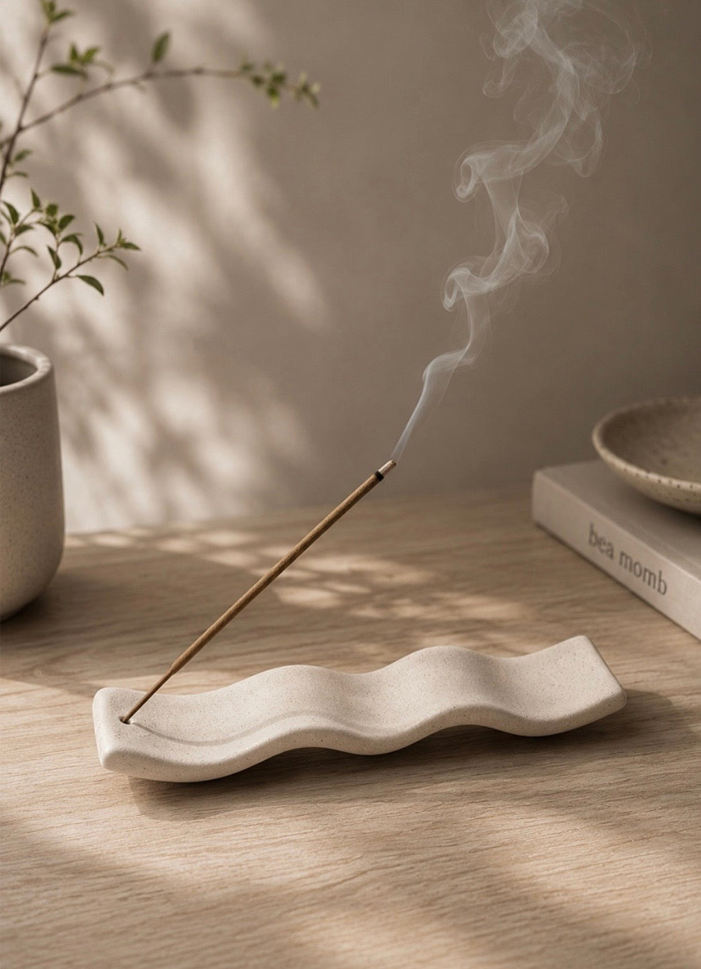 Wave Ceramic Incense Holder –Limited Quantity