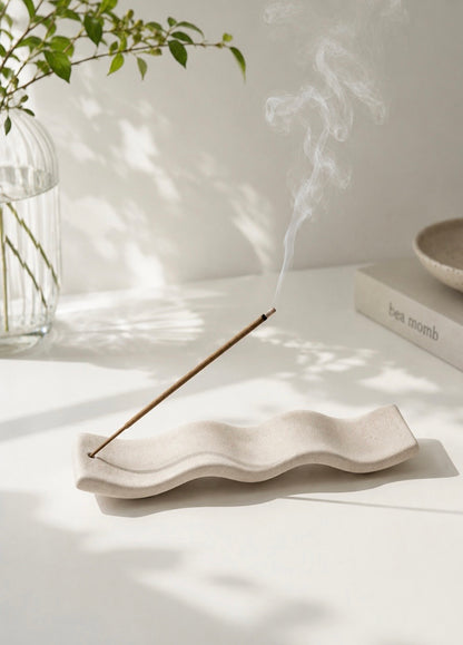 Wave Ceramic Incense Holder –Limited Quantity